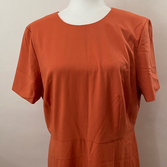 Ann Taylor | NWT Peach A-Line Dress - Picture 6 of 9